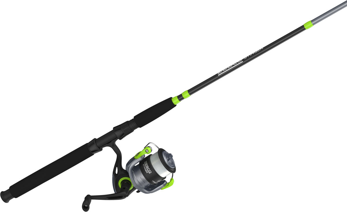 Stinger Spinning Rod and Reel Combo - 2 pcs