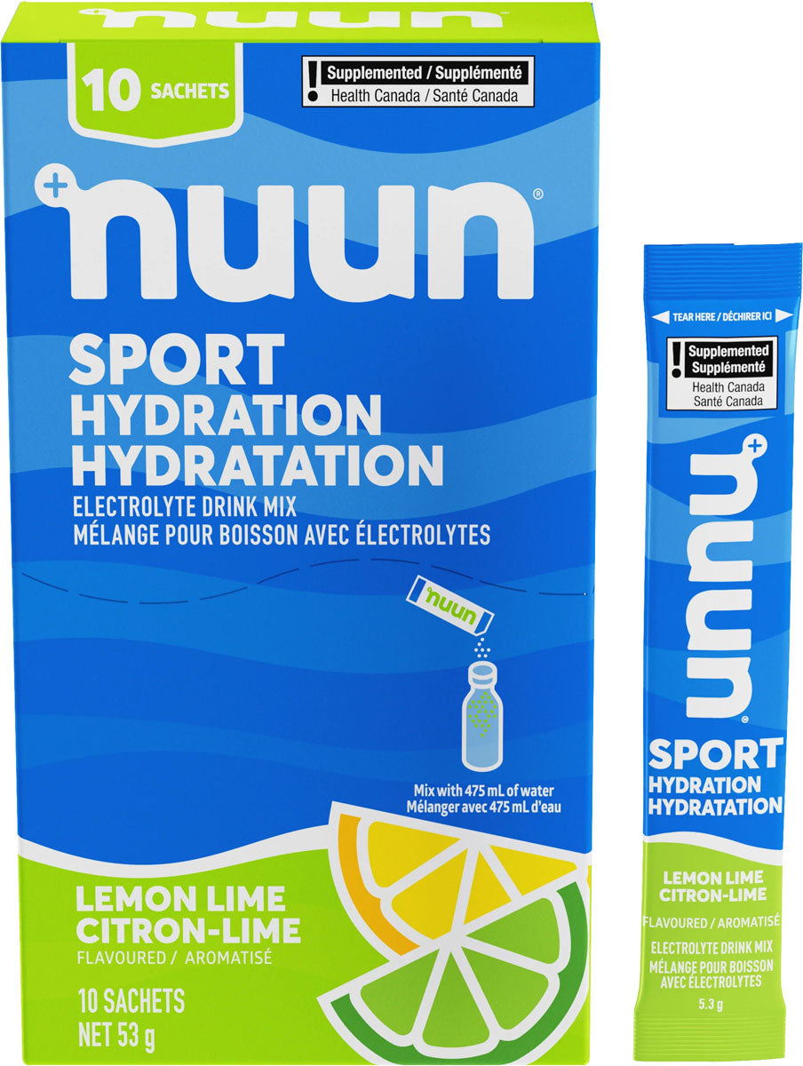 Sport Hydration Powder Drink Mix - Lemon lime - 10/PK