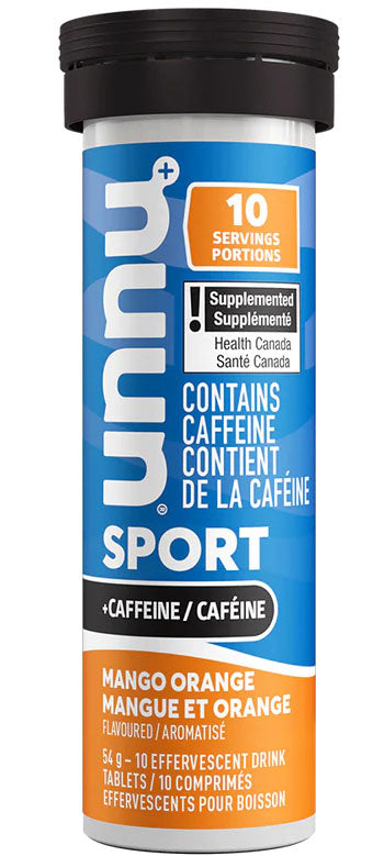 Sport Hydration Effervescent Drink Tablets - Mango Caffeine - 55 g