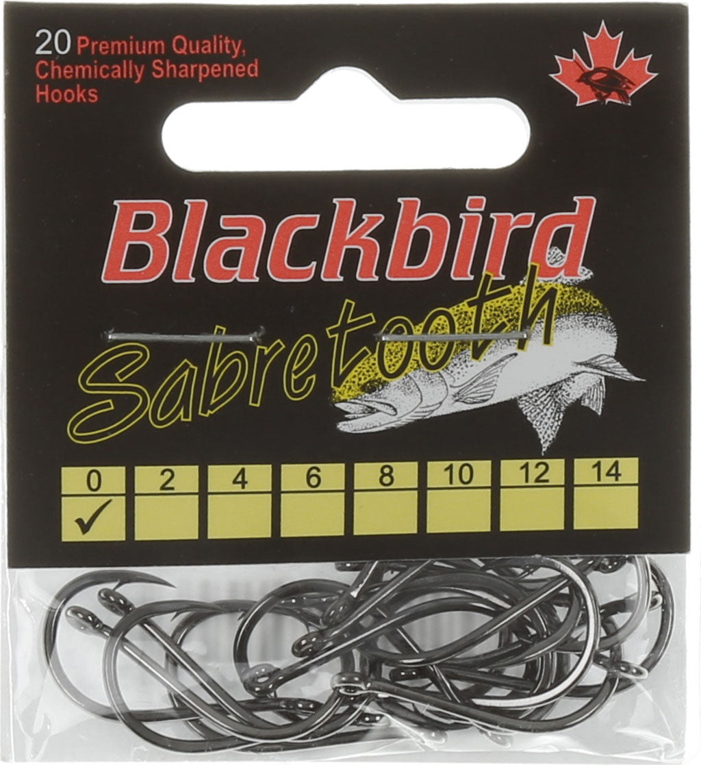 Blackbird Sabretooth Hook - 20/PK