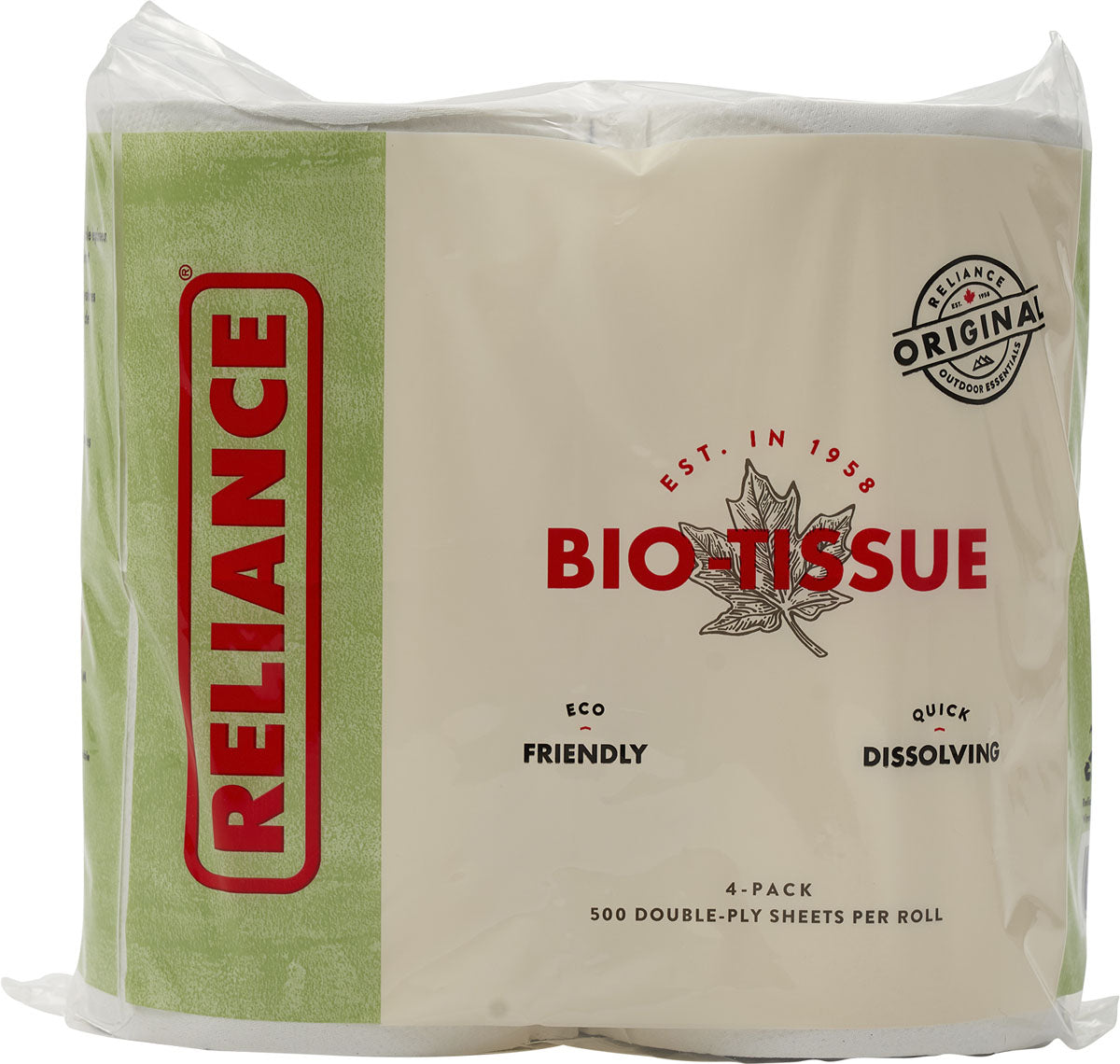Bio-Tissue Toilet Paper - 4/PK