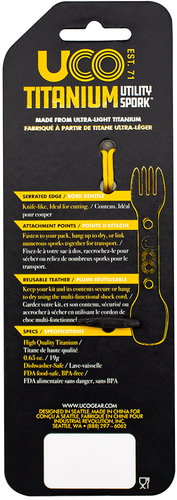 Titanium Utility Spork
