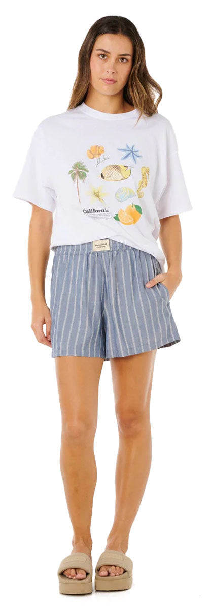 Beach Days Pinstripe Shorts - Women's