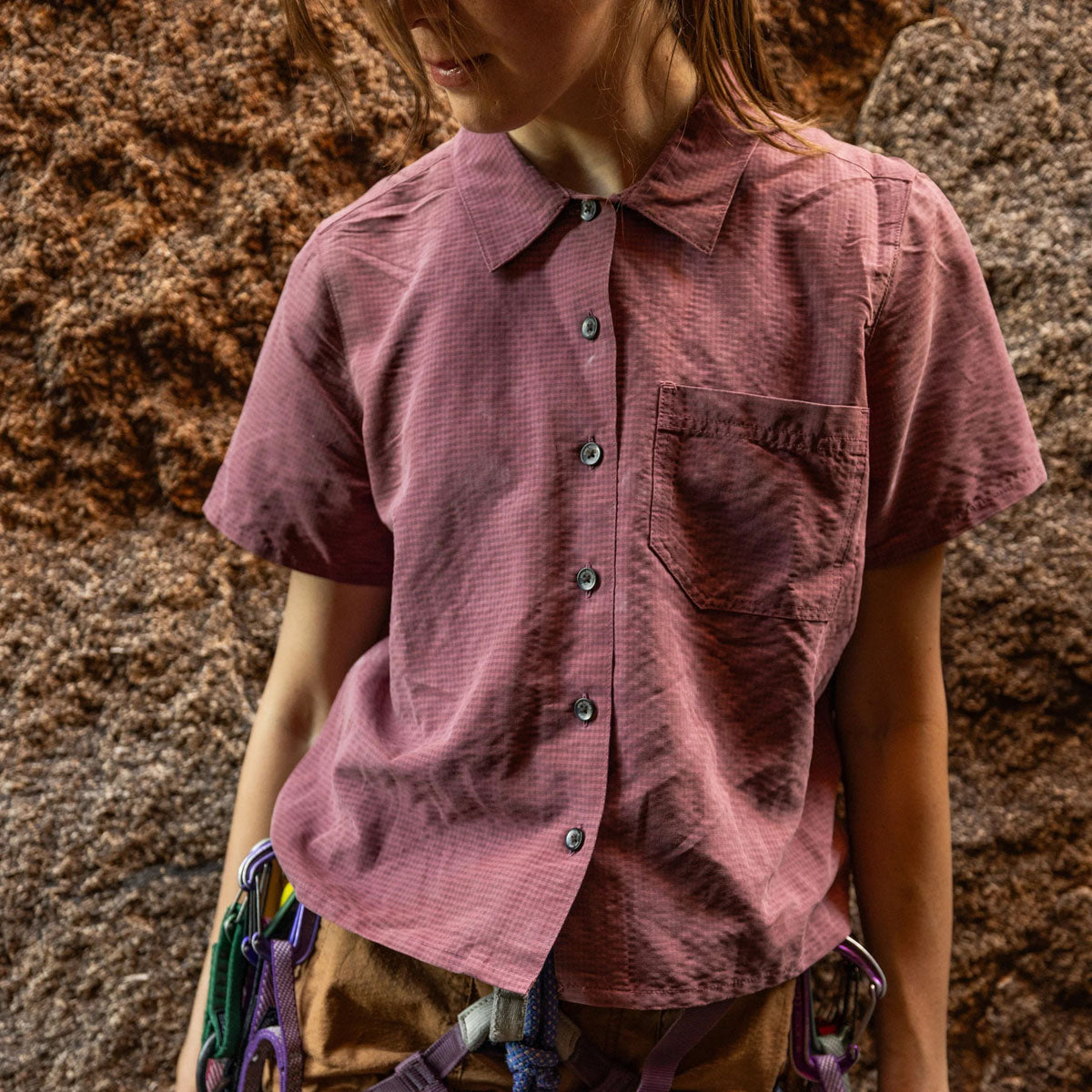 Desert Pucker Short Sleeve Shirt - Women's