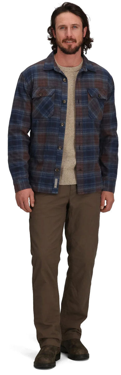 Snowcap Lined Plaid Jacket - Men's