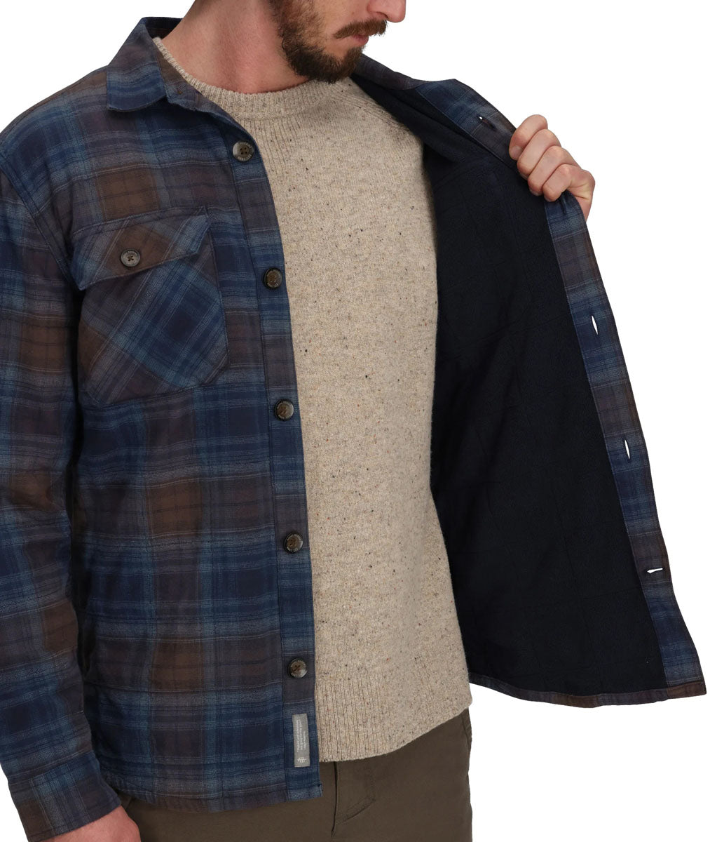 Snowcap Lined Plaid Jacket - Men's