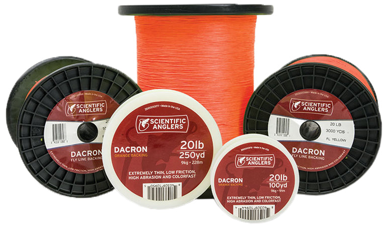 Backing Orange Fly Line - 250 yd