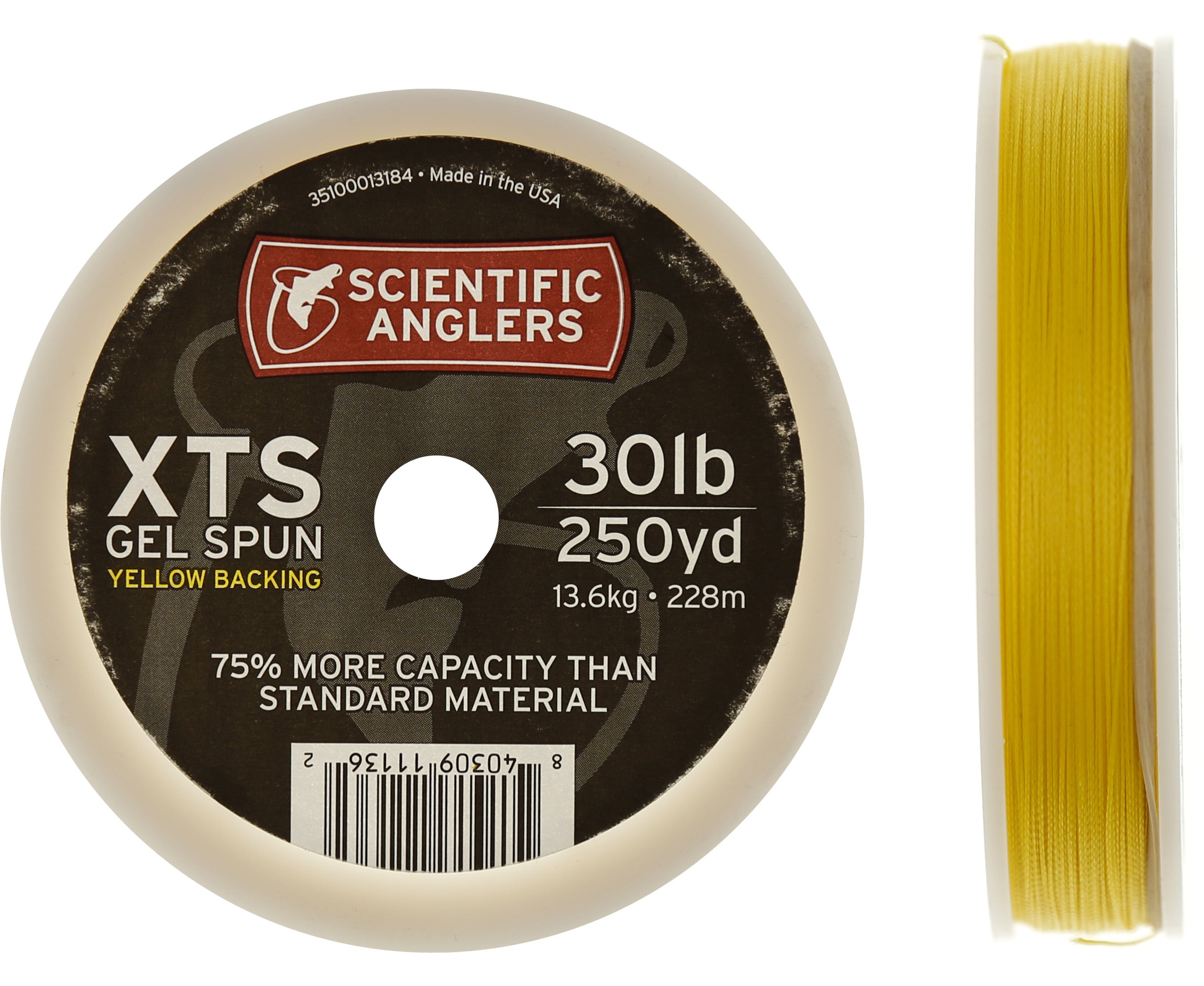 XTS Gel Spun Yellow Backing - 250 yd 