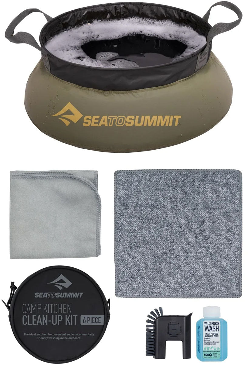 Camp Kitchen Clean-up Kit - 6 pcs