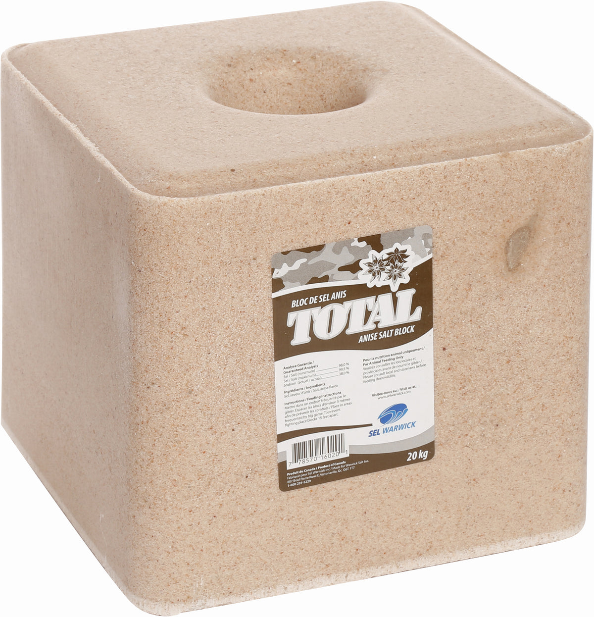 Total Moose Hunting Salt Block - Anise - 20 kg