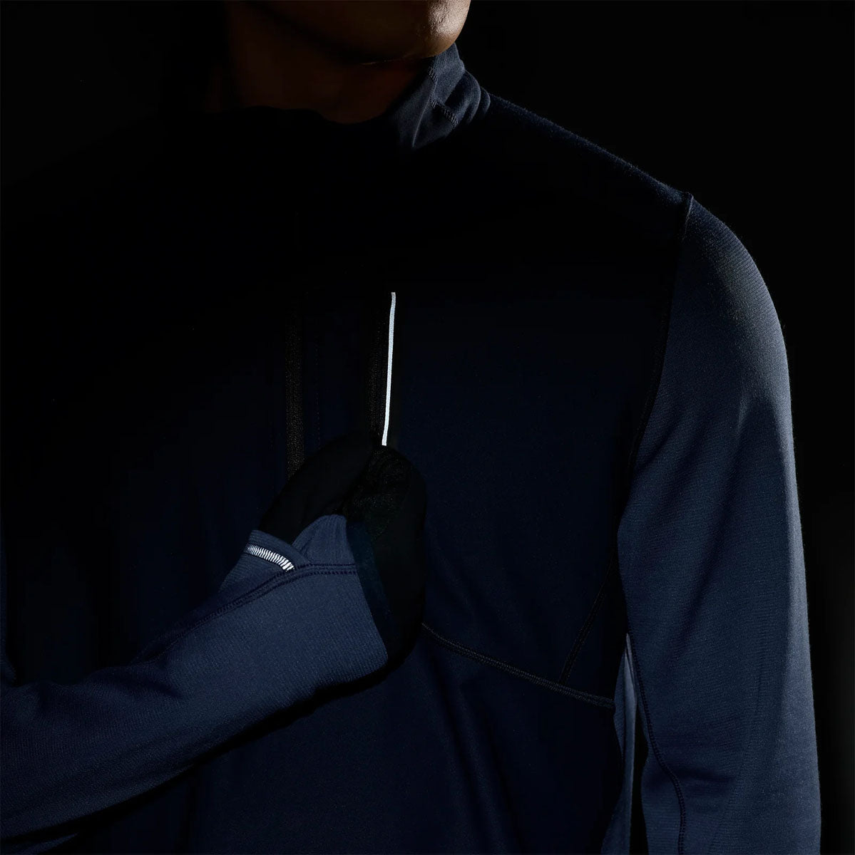 Active Fleece Wind Long Sleeve Half Zip - Men's