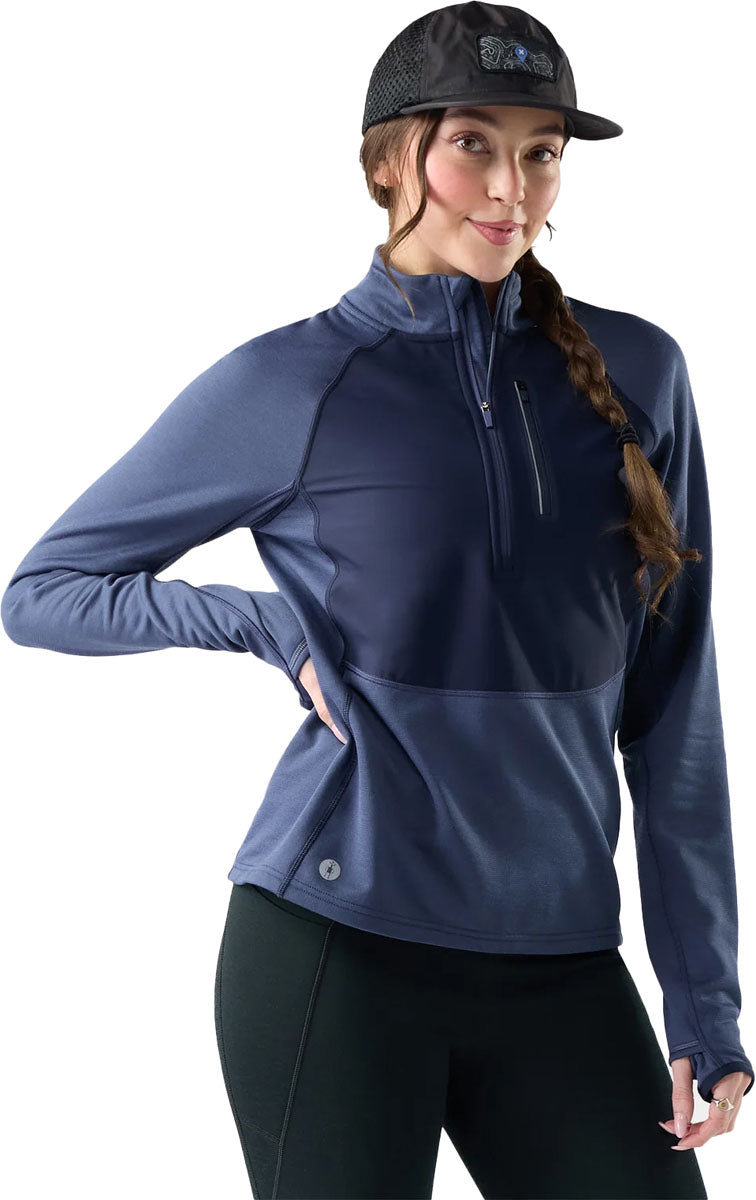 Active Fleece Wind Long Sleeve Half Zip - Women's