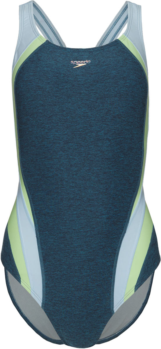Heather Quantum Fusion Splice Athletic Swimsuit - Women's