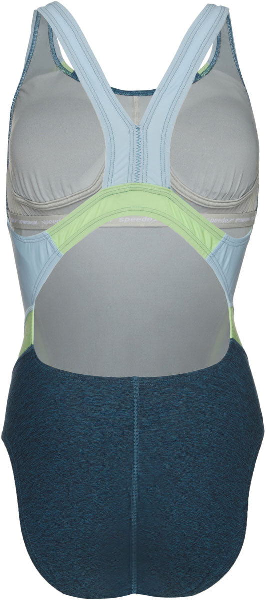 Heather Quantum Fusion Splice Athletic Swimsuit - Women's