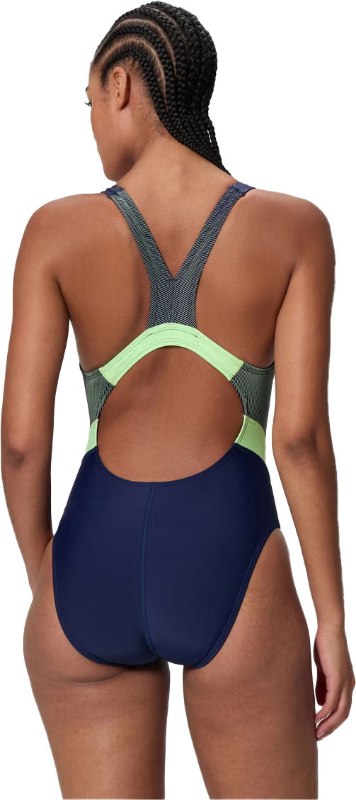 Quantum Rib Splice One-Piece Swimsuit - Women's 