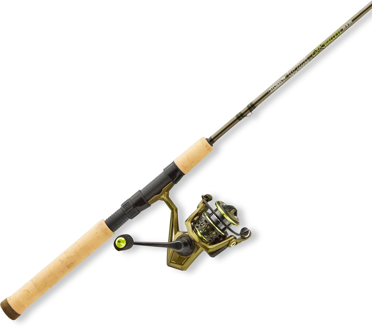 GXR Walleye Spinning Rod and Reel Combo - 2 pcs
