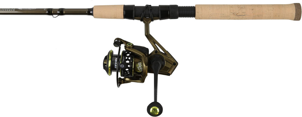 GXR Walleye Spinning Rod and Reel Combo - 2 pcs