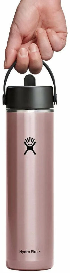 Lightweight Flex Straw Wide Mouth Insulated Water Bottle - 709 ml