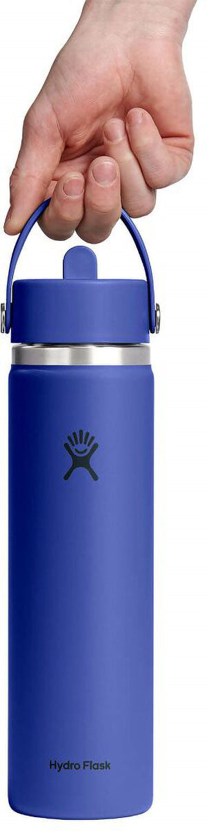 Wide Mouth Flex Straw Cap Insulated Water Bottle - 710 ml