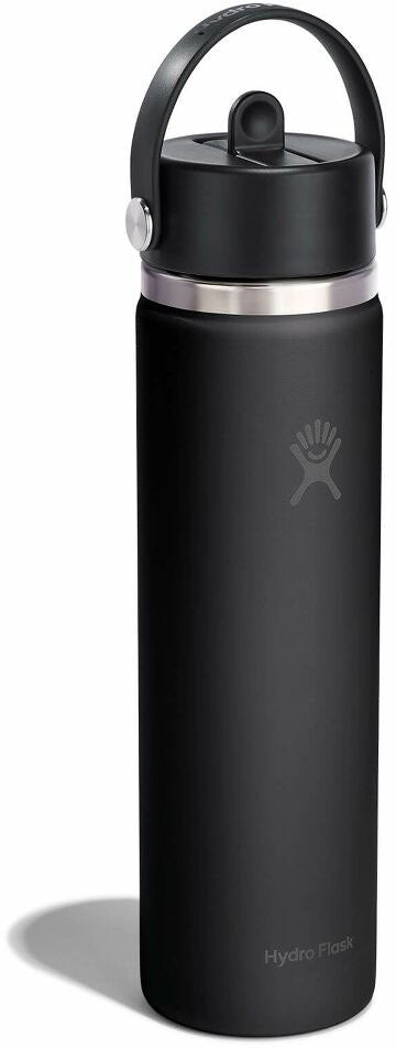 Flex Straw Cap Wide Mouth Insulated Water Bottle - 710 ml