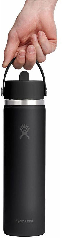 Flex Straw Cap Wide Mouth Insulated Water Bottle - 710 ml
