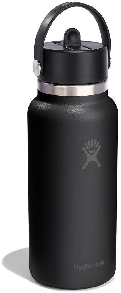 Wide Mouth Flex Straw Cap Insulated Water Bottle - 946 ml
