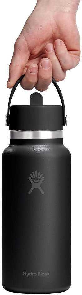 Wide Mouth Flex Straw Cap Insulated Water Bottle - 946 ml