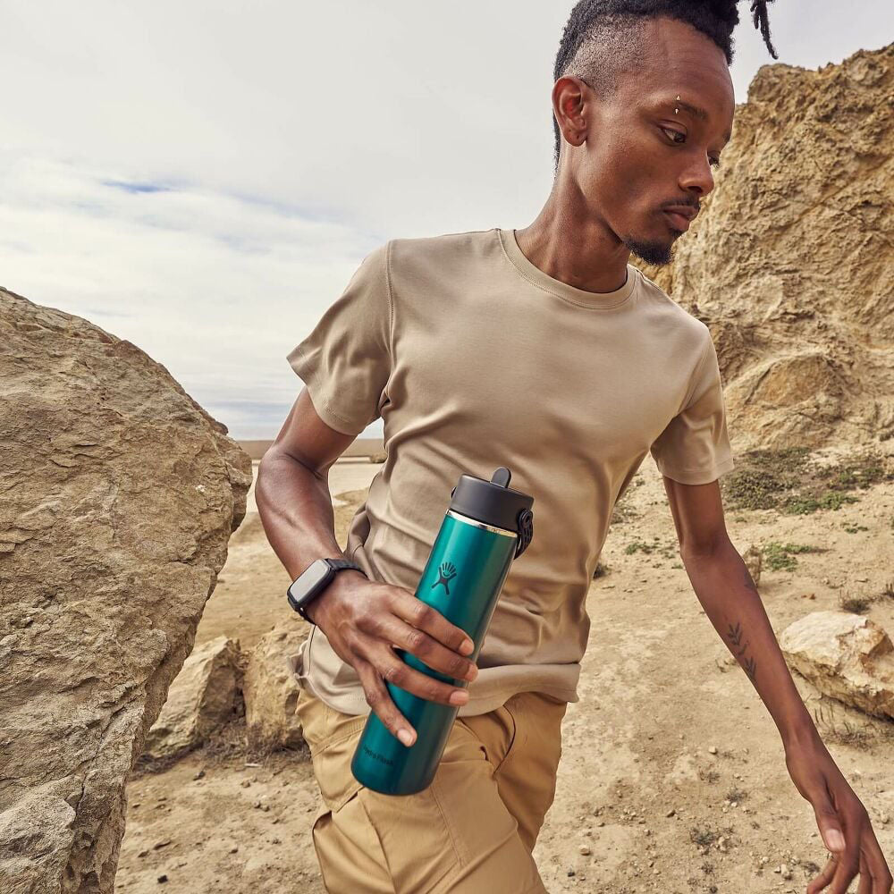 Flex Straw Cap Insulated Water Bottle - 710 ml