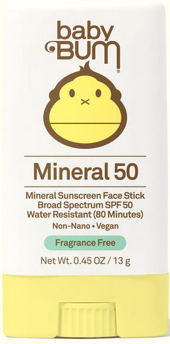 Baby Bum Mineral SPF 50 Face Stick Sunscreen - Babies' - 13 g