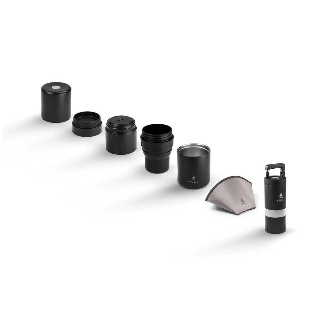 Nest Pour Over Coffee Kit + Java G25 Grinder Gift Set - 6 pcs