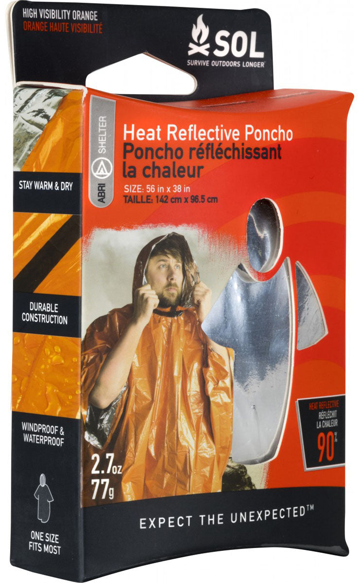 Heat Reflective Rain Poncho
