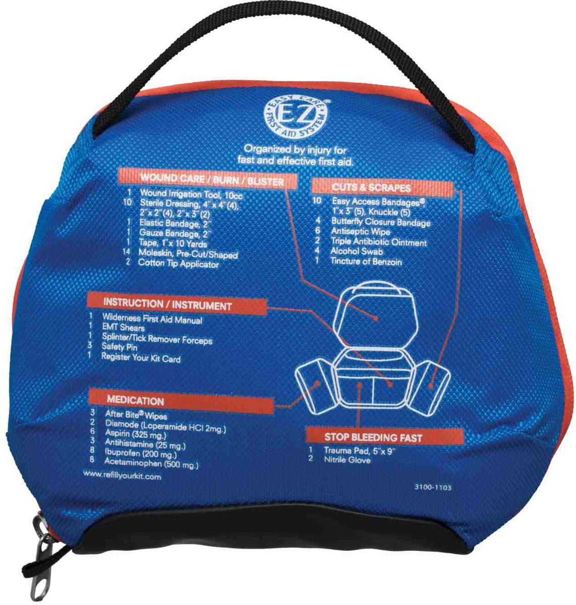 Mountain Backpacker First Aid Kit