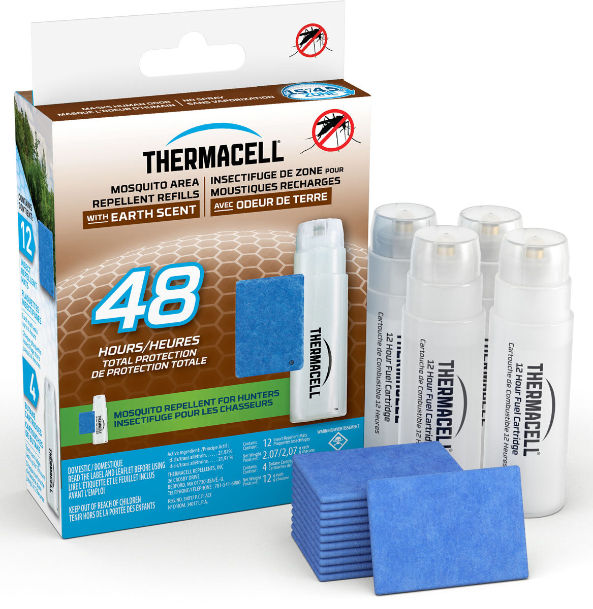 Mosquito Repellent Refills - Earth Scent - 48 Hours