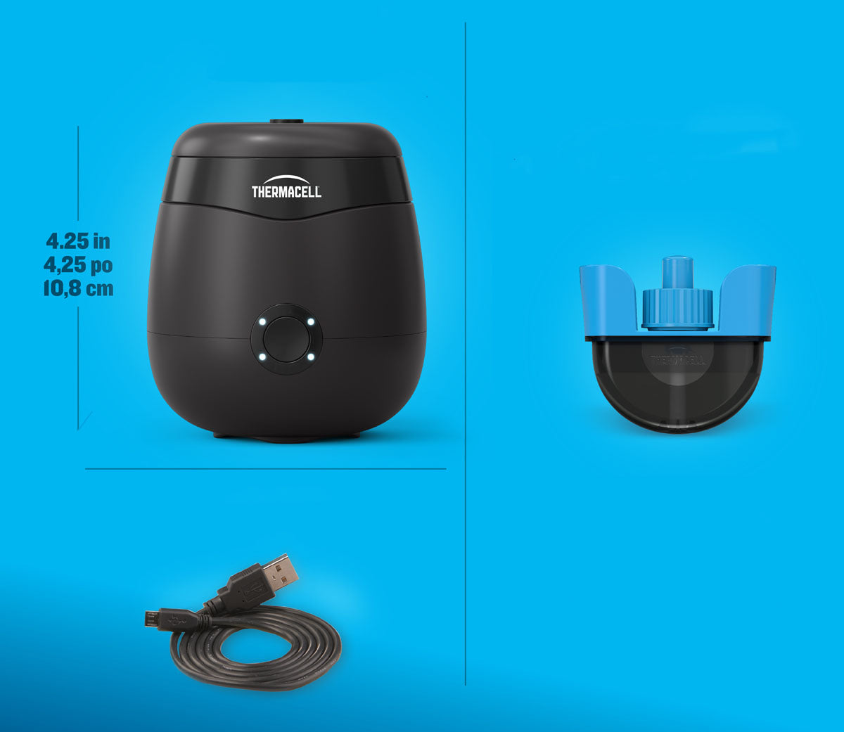 E-ZoneGuard Patio Rechargeable Mosquito Repellent