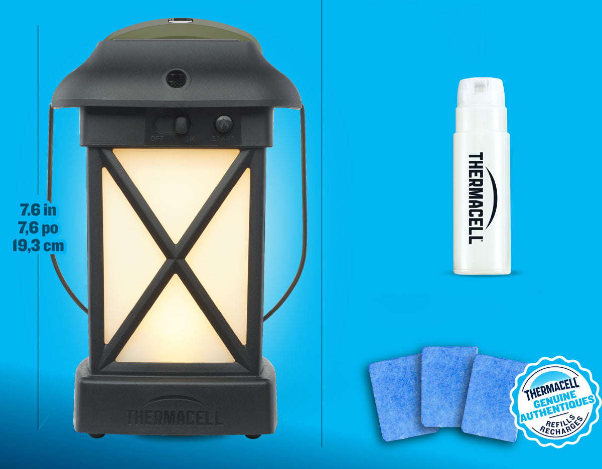 Patio Shield XL Fuel-ZoneGuard Glow Mosquito Repellent Lantern