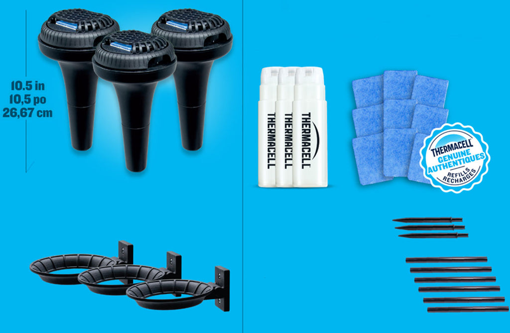 Mosquito Repellent Perimeter System - 3/PK