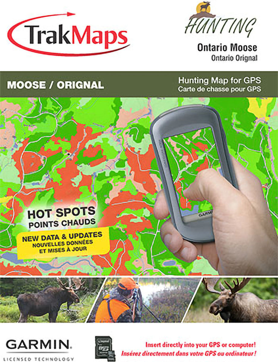 Ontario Hunting Map for GPS - Moose