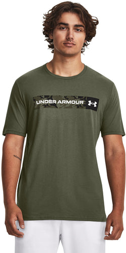 Camo Chest Stripe Training T-Shirt - Men's