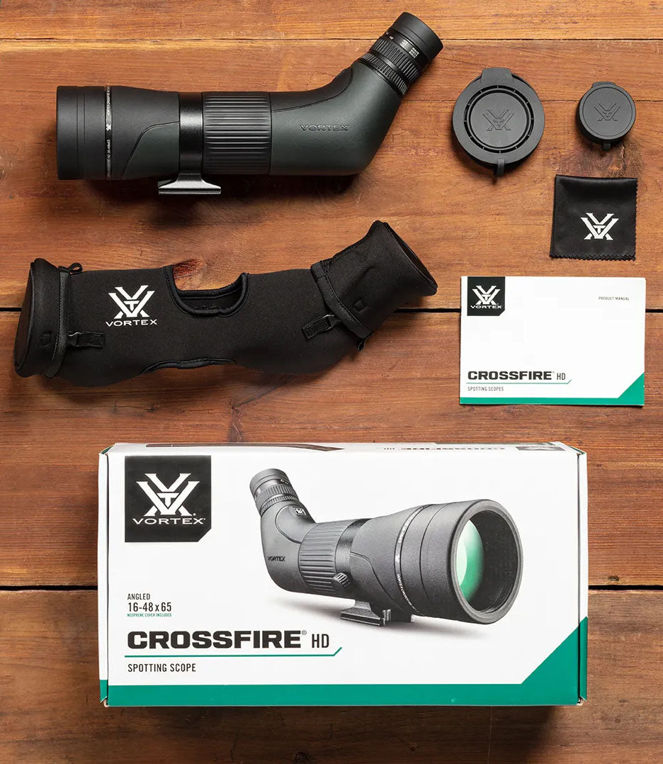 Crossfire HD 16-48x 65 mm Angled Spotting Scope