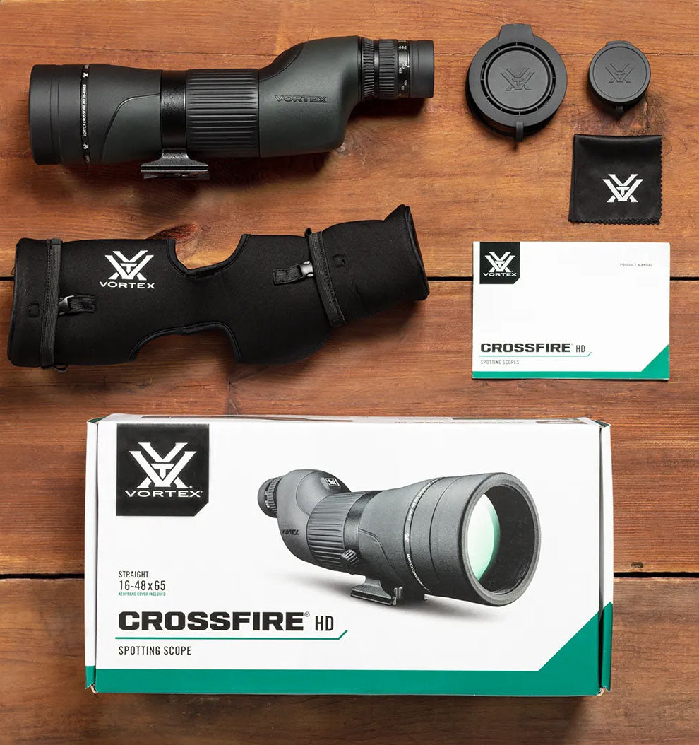 Crossfire HD 16-48x 65 mm Straight Spotting Scope