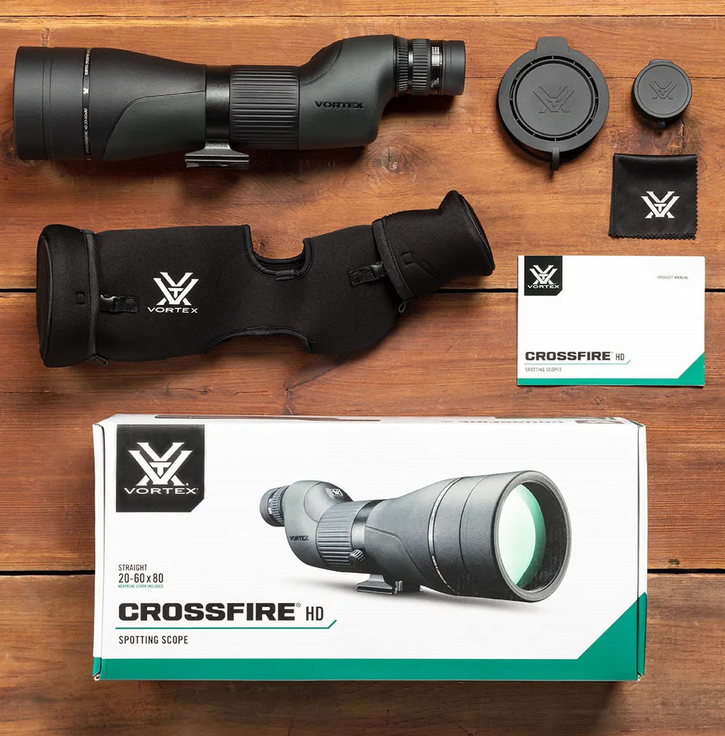 Crossfire HD 20-60x 80 mm Straight Spotting Scope