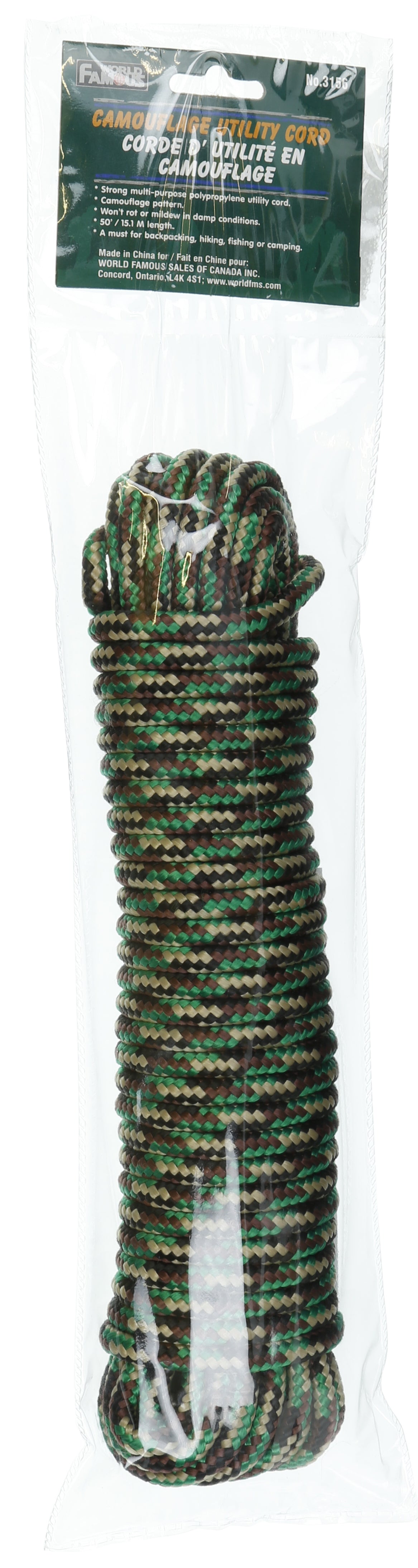 Camo Polypro Rope