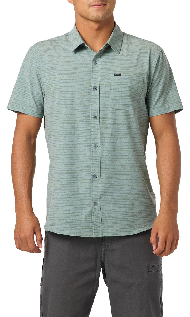 TRVLR Traverse Striped Short Sleeve Shirt - Men's 