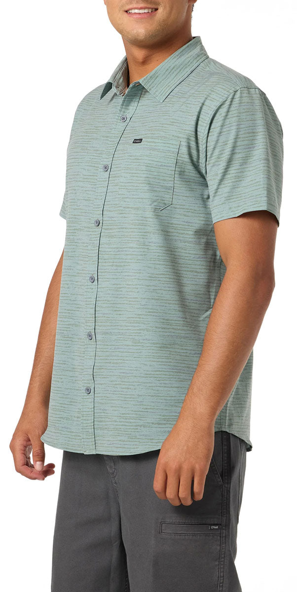 TRVLR Traverse Striped Short Sleeve Shirt - Men's 