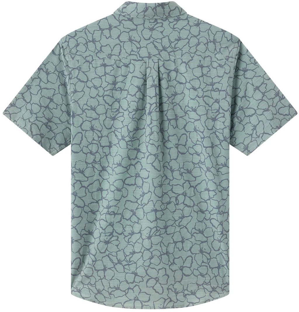 Slub Relaxed Short Sleeve Shirt - Men's Shirt 
