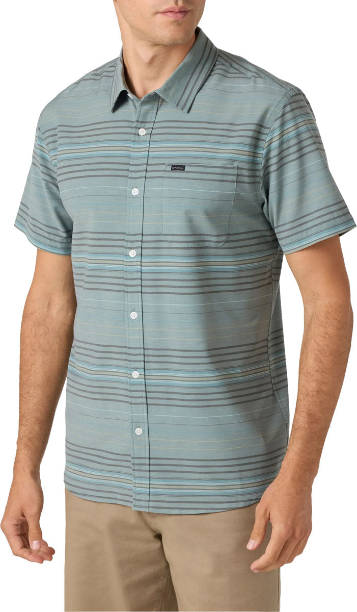 TRVLR Traverse Striped Short Sleeve Shirt - Men's