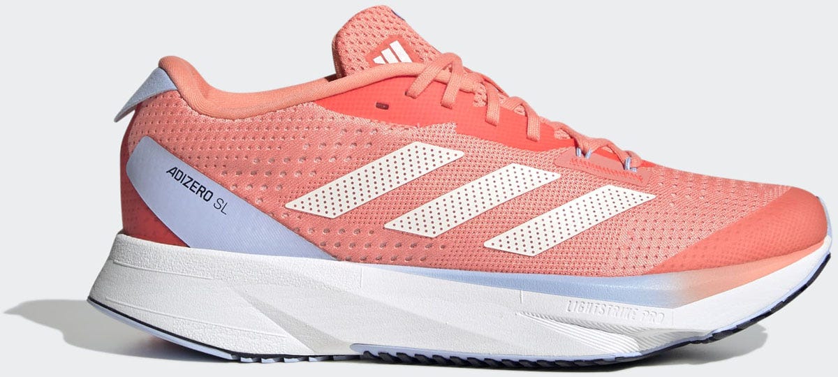 Pink running on sale shoes adidas
