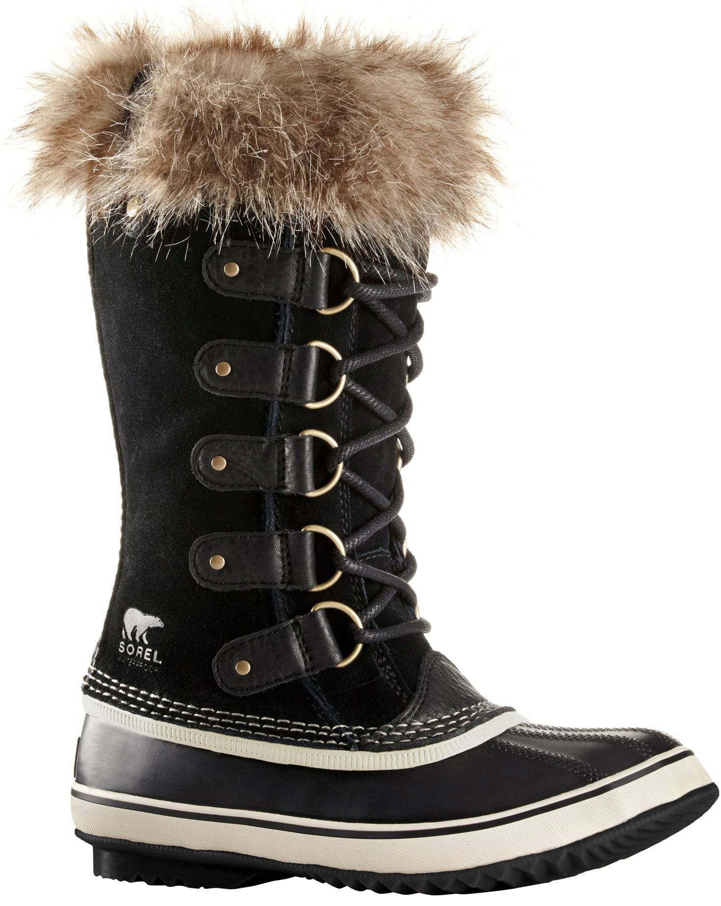 sorel faux fur snow boots