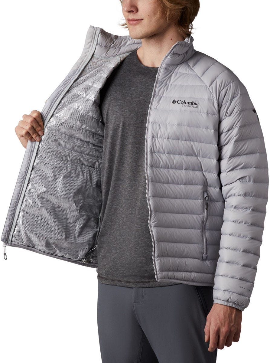 men's alpha trail down hooded jacket