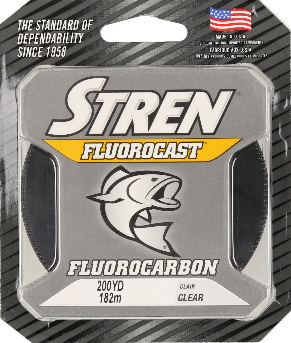 Stren Fluorocast Line 200yd Clear 15lb for sale online 